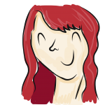 A cartoon sketch of Hannah Burdett, 八戒电影网 Pi Creative Technologist