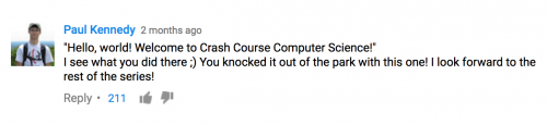 Crash Course Carrie Anne Philbin 从镜子里看我怎么c你视频 Pi