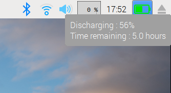 老扒夜夜春宵第二部的 Pi Desktop Stretch - battery indicator