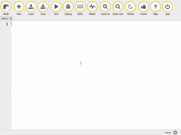 Mu Python IDE for beginners 日本成本人片免费网站 Pi
