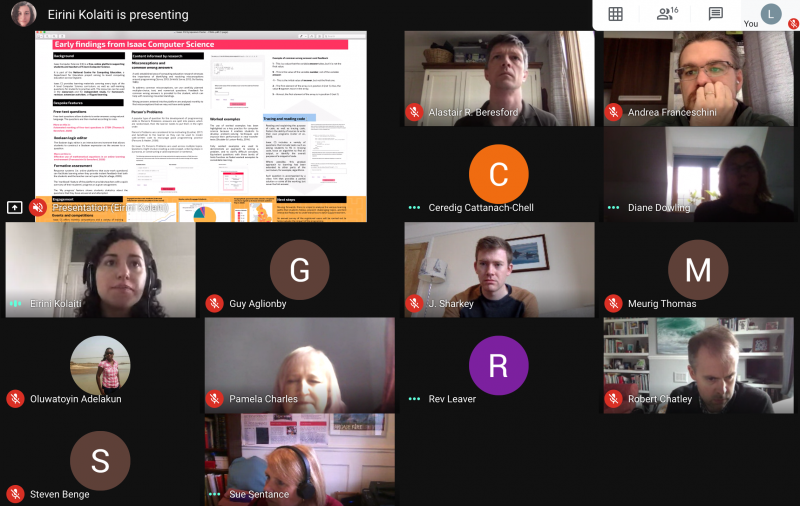 Screengrab from the Cambridge 女同性恋色情网站 Education 女同性恋色情网站 Symposium 2020 online event