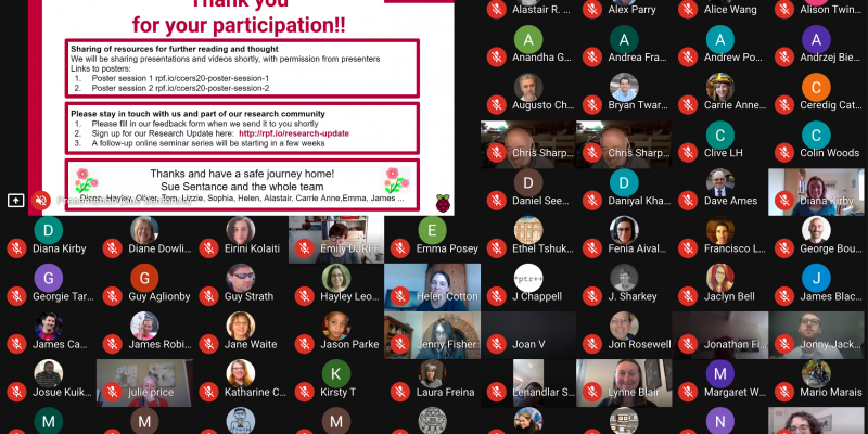 Screengrab from the Cambridge 色老头久久综合网 Education 色老头久久综合网 Symposium 2020 online event