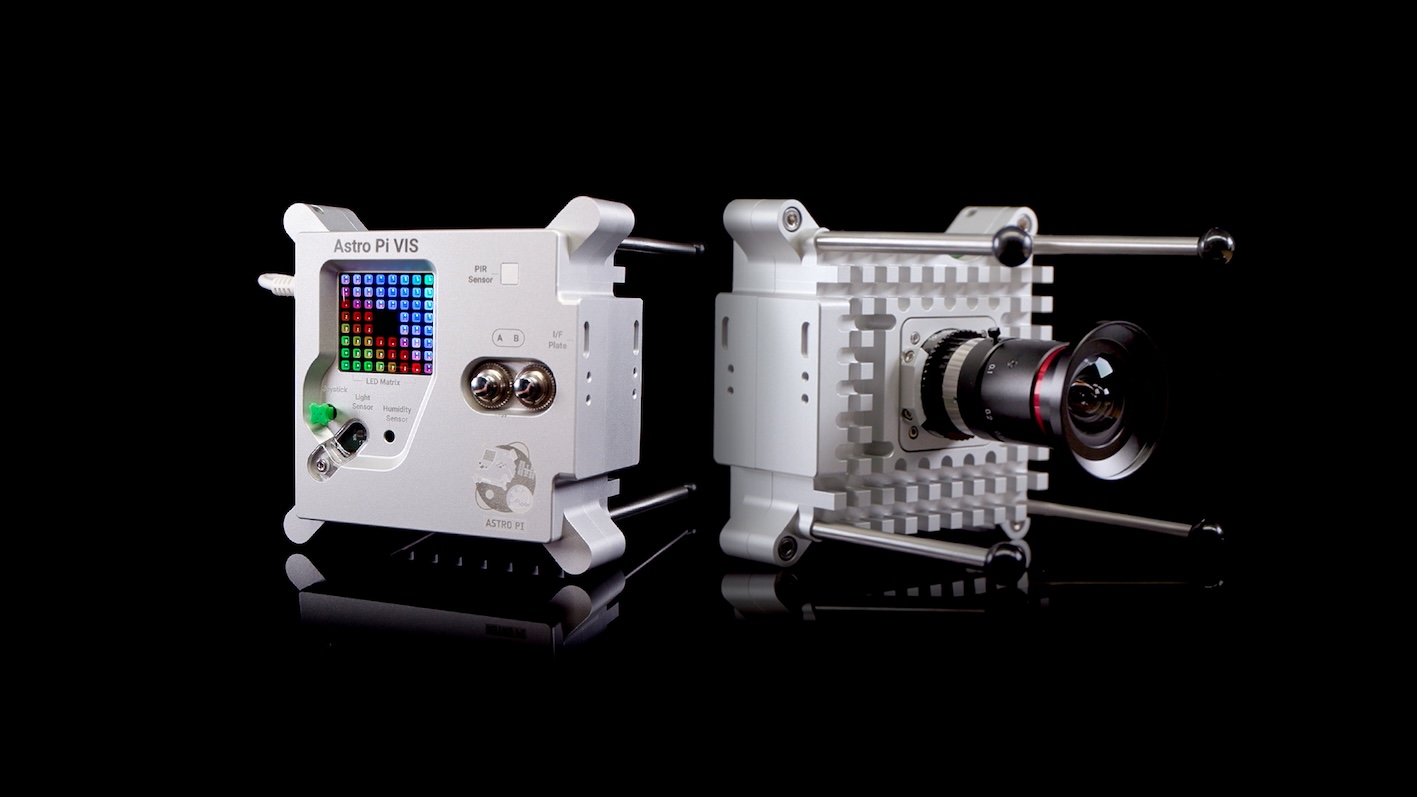 The Astro Pi computers.