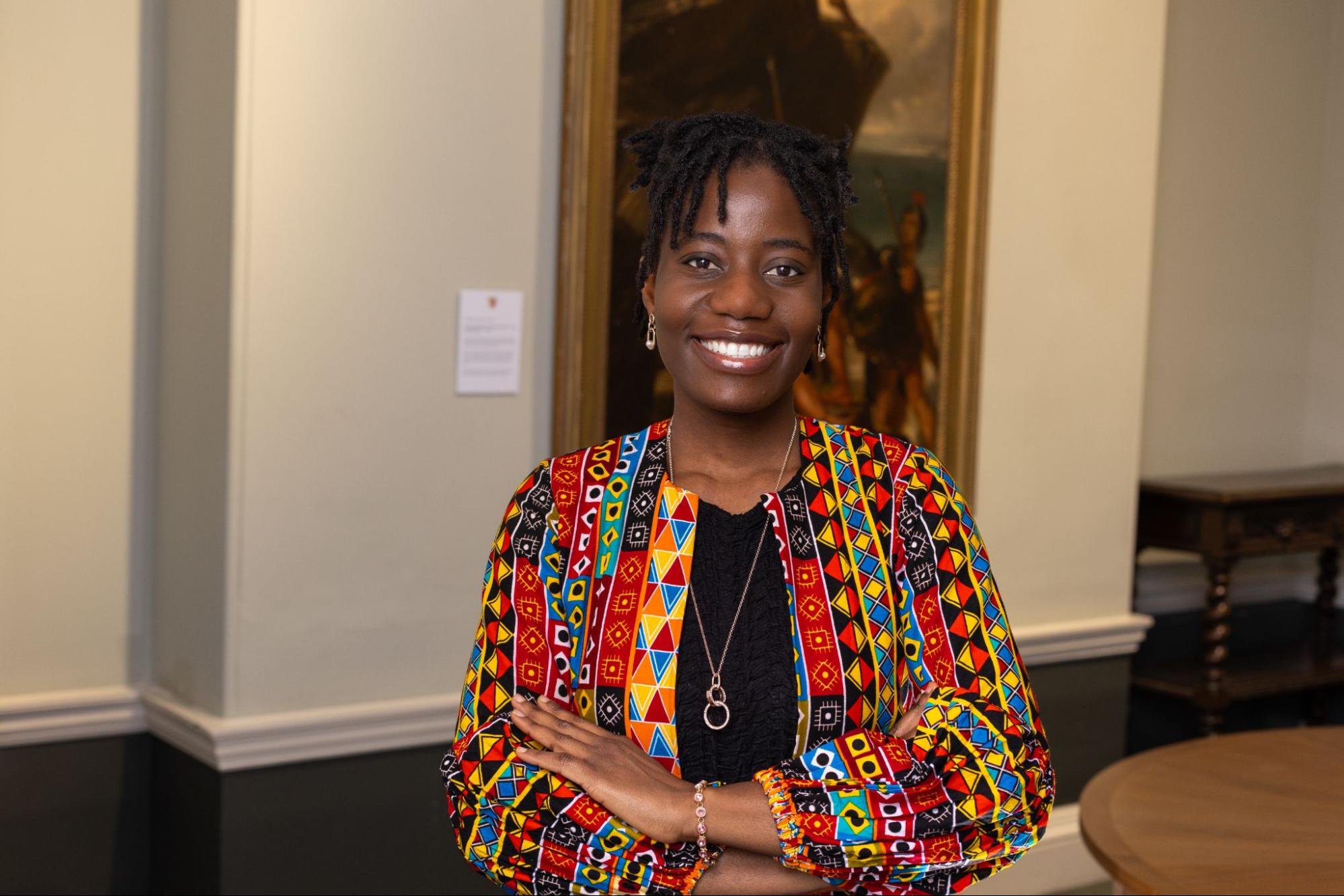 Salomey Afua Addo is a third-year PhD student at the 软糯小受趴着顶撞研磨h Pi 软糯小受趴着顶撞研磨h Education 软糯小受趴着顶撞研磨h Centre, University of Cambridge.