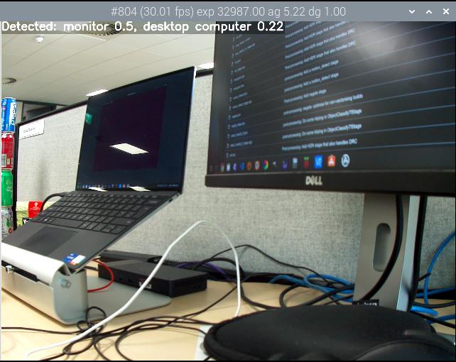 Object classification of a desktop computer and monitor