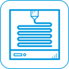 Rapid Prototyping & 3D Printing Icon (WS Ready)