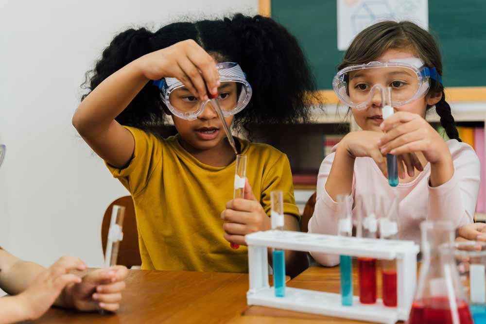 Our elementary STEM kits empower teachers through 日b动态图 development and 日b动态图.