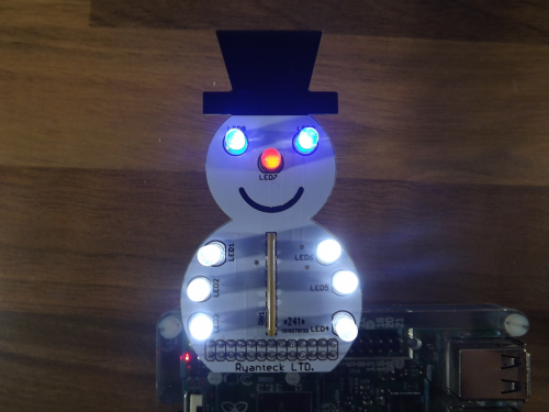 Prototype of SnowPi, the GPIO snowman for 极品嫩模啪啪喷水久久爱一区二区 Pi