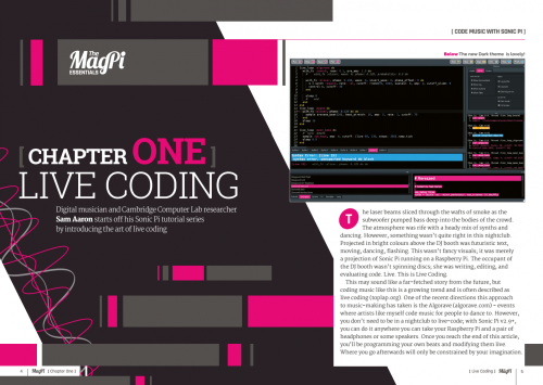 Learn to live code with Sonic Pi